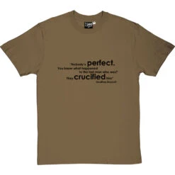 Geoffrey Boycott "Nobody's Perfect" Quote T-Shirt -Tshirt Store boycott nobodys perfect tshirt 1 olivetshirt