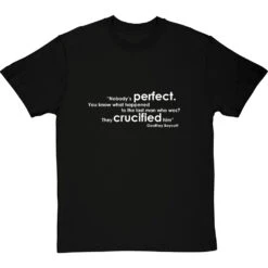 Geoffrey Boycott "Nobody's Perfect" Quote T-Shirt -Tshirt Store boycott nobodys perfect tshirt 2 blacktshirt