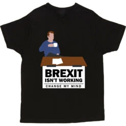 Brexit Isn't Working, Change My Mind T-Shirt -Tshirt Store brexit isnt working tshirt black mens v neck tshirt