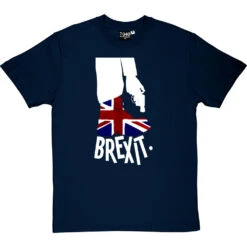 Brexit (Shooting Yourself In The Foot) T-Shirt -Tshirt Store brexit shoot foot tshirt 2 navybluetshirt