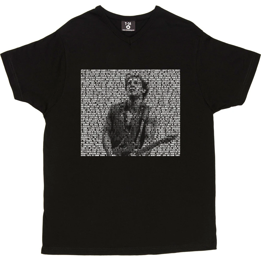 Bruce Springsteen Songs T-Shirt 1 Bruce Springsteen Songs T-Shirt