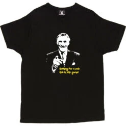 Bruce "Brucie" Forsyth T-Shirt -Tshirt Store bruceforsyth 112 black mens v neck tshirt