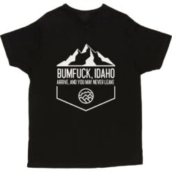 Bumfuck Idaho T-Shirt -Tshirt Store bumfuck idaho tshirt black mens v neck tshirt