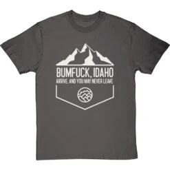 Bumfuck Idaho T-Shirt -Tshirt Store bumfuck idaho tshirt charcoaltshirt