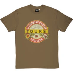 Caledonian Railway T-Shirt -Tshirt Store caledonia railway tours tshirt olivetshirt