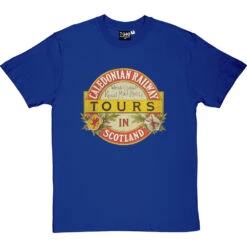Caledonian Railway T-Shirt -Tshirt Store caledonia railway tours tshirt royalbluetshirt
