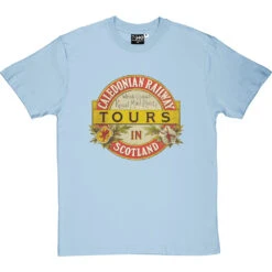 Caledonian Railway T-Shirt -Tshirt Store caledonia railway tours tshirt skybluetshirt