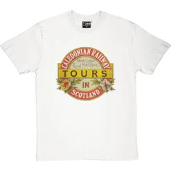 Caledonian Railway T-Shirt -Tshirt Store caledonia railway tours tshirt whitetshirt