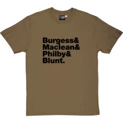 The Cambridge Four T-Shirt -Tshirt Store cambridge four tshirt 1 olivetshirt