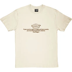 Carl Sagan "Apple Pie" Quote T-Shirt -Tshirt Store carl sagan apple pie tshirt 123 naturaltshirt