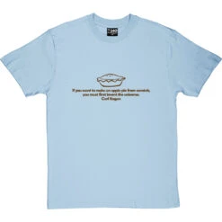Carl Sagan "Apple Pie" Quote T-Shirt -Tshirt Store carl sagan apple pie tshirt 123 skybluetshirt