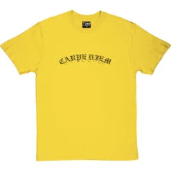 Carpe Diem T-Shirt -Tshirt Store carpediem 1 yellowtshirt