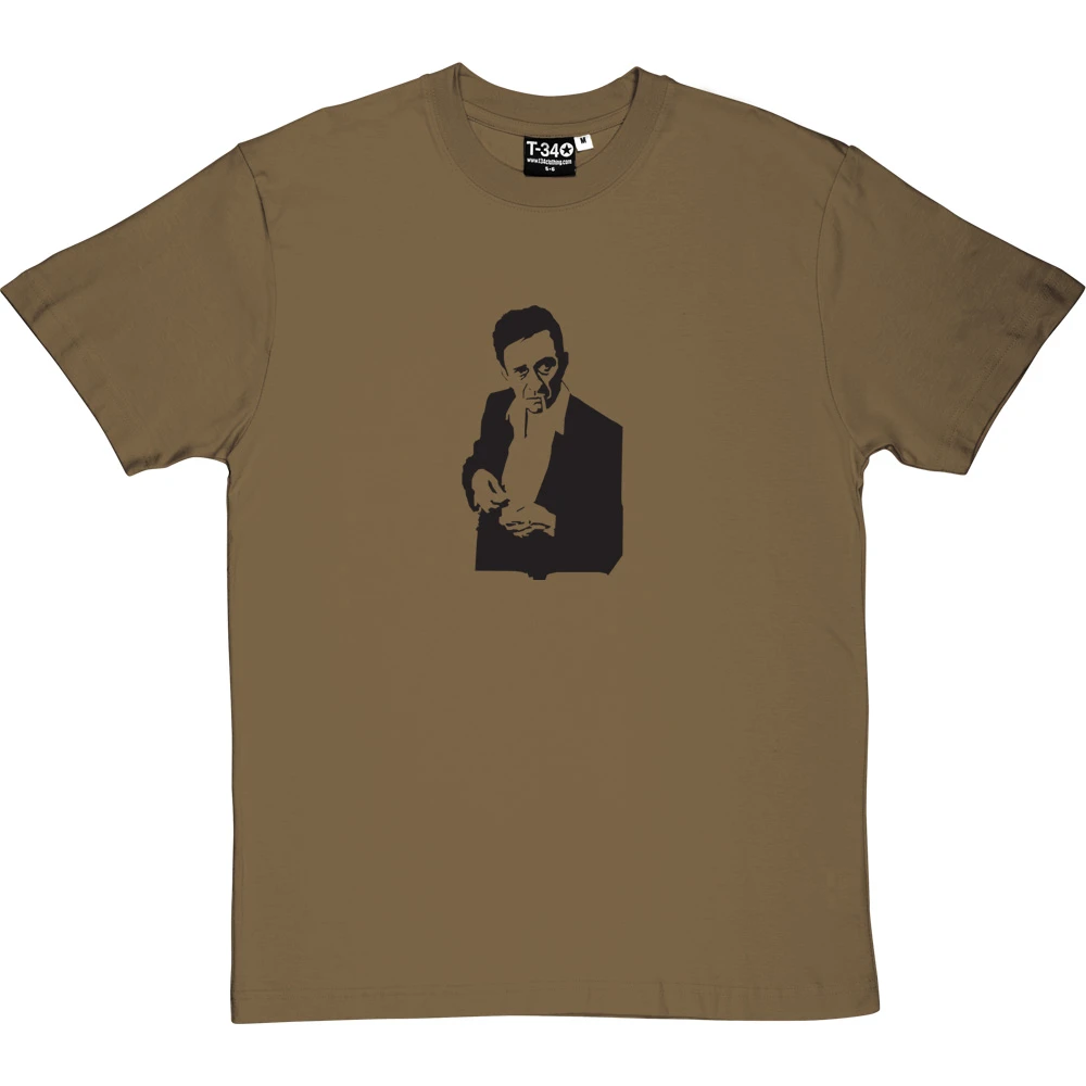 Johnny Cash Cigarette Design T-Shirt 1 Johnny Cash Cigarette Design T-Shirt