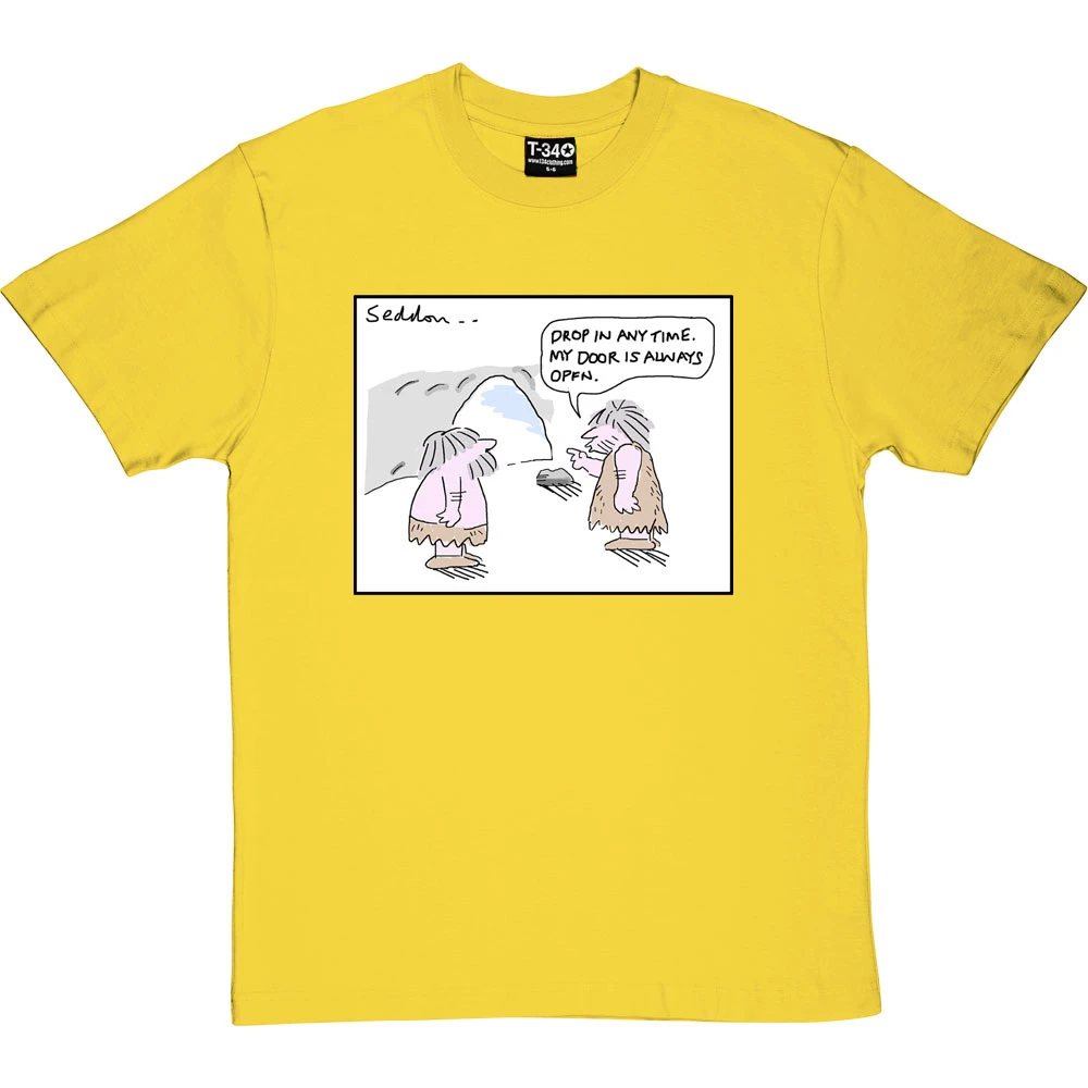 Caveman Door T-Shirt 15 Caveman Door T-Shirt - Image 15