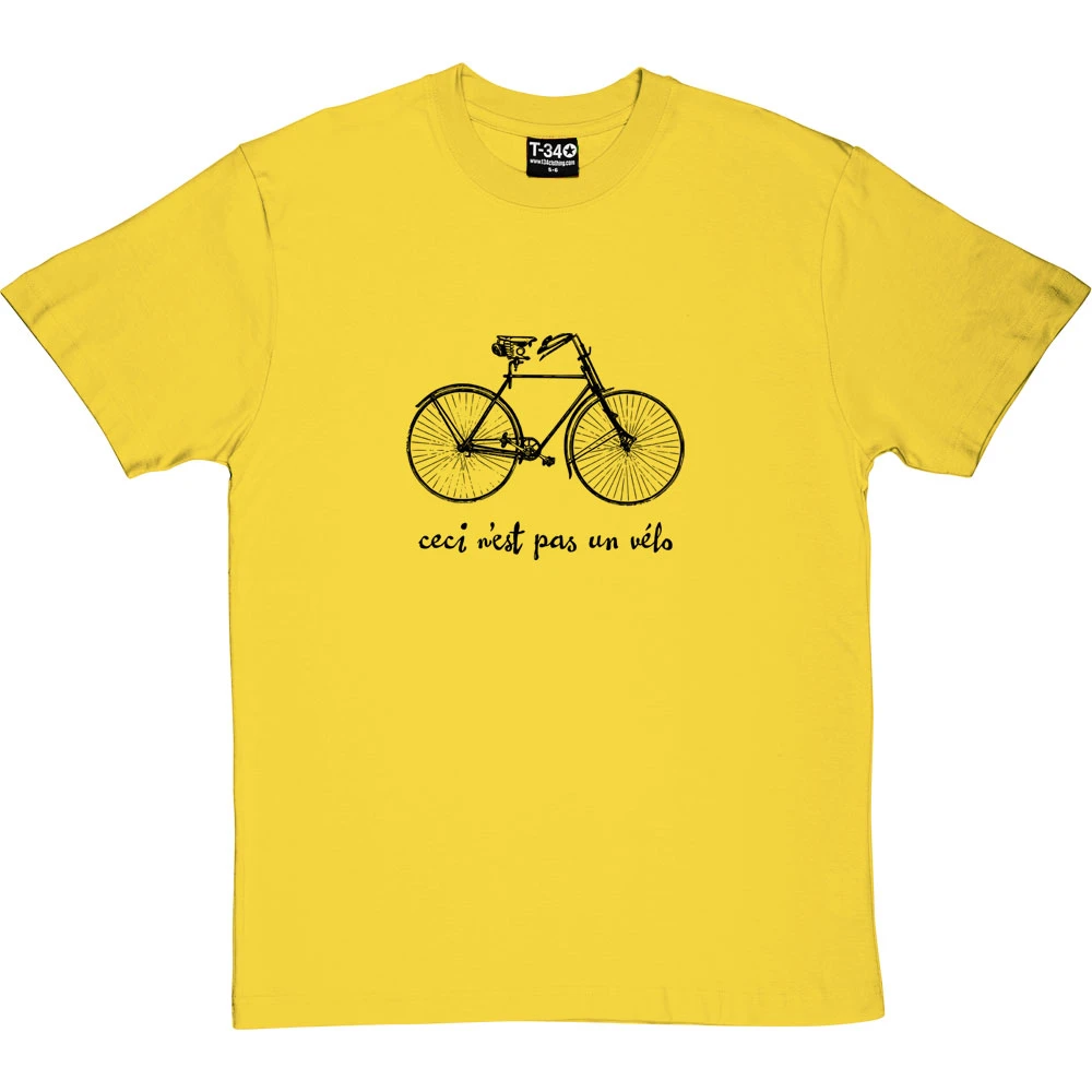 Ceci N'est Pas Un Velo T-Shirt 1 Ceci N'est Pas Un Velo T-Shirt