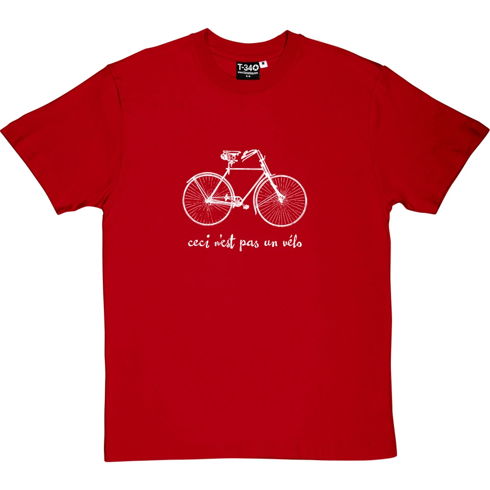 Ceci N'est Pas Un Velo T-Shirt 2 Ceci N'est Pas Un Velo T-Shirt - Image 2