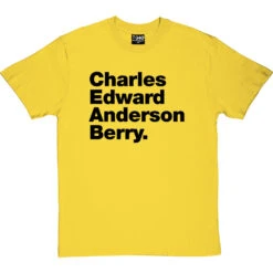 Charles Edward Anderson Berry T-Shirt -Tshirt Store charles edward anderson berry tshirt 1 yellowtshirt