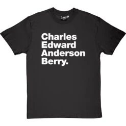 Charles Edward Anderson Berry T-Shirt -Tshirt Store charles edward anderson berry tshirt 2 charcoaltshirt