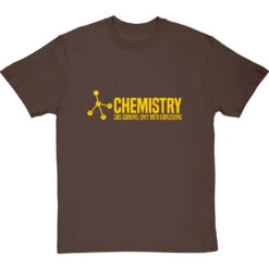 Chemistry: Like Cooking, Only With Explosions T-Shirt -Tshirt Store chemistry cooking tshirt 6 hazelnuttshirt