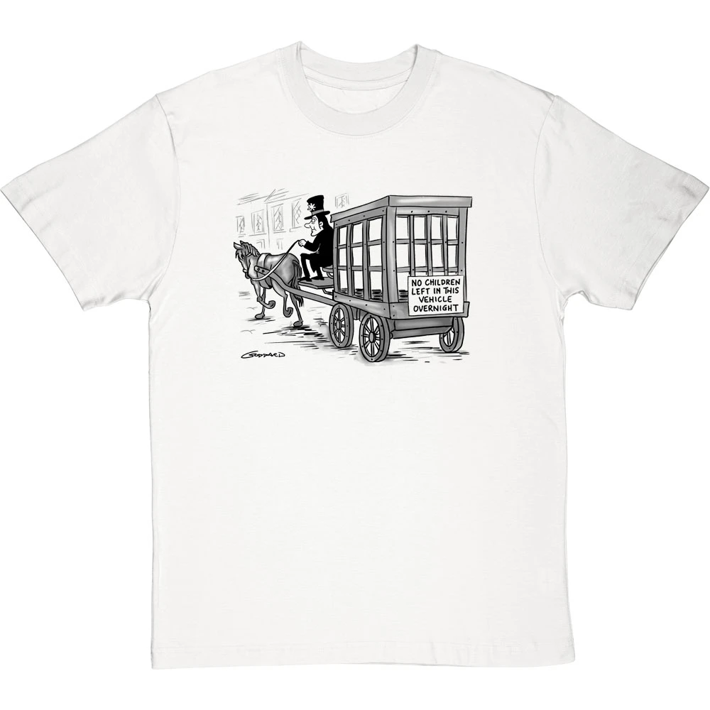 No Children Left In This Vehicle Overnight T-Shirt 2 No Children Left In This Vehicle Overnight T-Shirt - Image 2