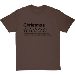 Christmas: 0 Stars T-Shirt -Tshirt Store christmas 0 stars tshirt 1 hazelnuttshirt