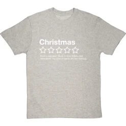 Christmas: 0 Stars T-Shirt -Tshirt Store christmas 0 stars tshirt 2 lightoxfordtshirt