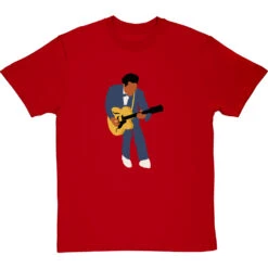 Chuck Berry T-Shirt -Tshirt Store chuck berry large print tshirt redtshirt