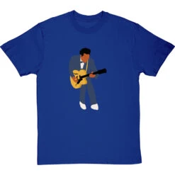 Chuck Berry T-Shirt -Tshirt Store chuck berry large print tshirt royalbluetshirt
