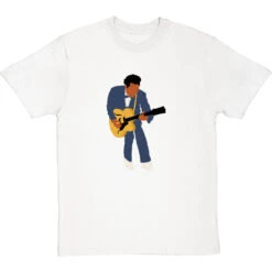 Chuck Berry T-Shirt -Tshirt Store chuck berry large print tshirt whitetshirt
