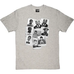 Civil Rights Heroes Mugshots T-Shirt