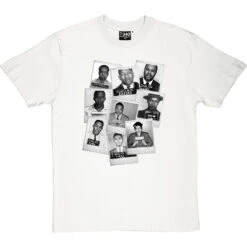 Civil Rights Heroes Mugshots T-Shirt -Tshirt Store civil rights mugshots tshirt whitetshirt