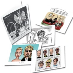 Five Random Clive Goddard Greetings Cards Multipack