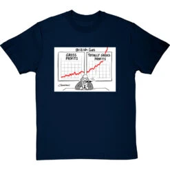 Gross Profits T-Shirt -Tshirt Store clive goddard gross profits tshirt navybluetshirt