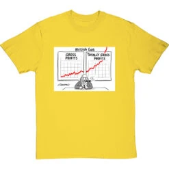 Gross Profits T-Shirt -Tshirt Store clive goddard gross profits tshirt yellowtshirt