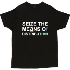 Seize The Means Of Distribution T-Shirt -Tshirt Store clive goddard means of distribution tshirt 178 black mens v neck tshirt