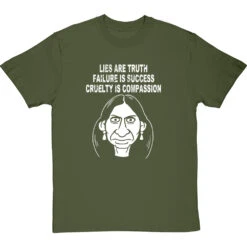 Suella Braverman "Cruelty Is Compassion" T-Shirt -Tshirt Store clive goddard suella braverman tshirt olivetshirt