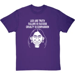 Suella Braverman "Cruelty Is Compassion" T-Shirt -Tshirt Store clive goddard suella braverman tshirt purpletshirt