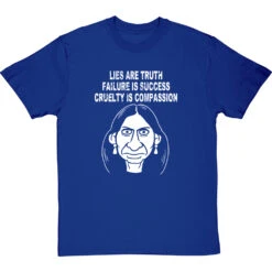 Suella Braverman "Cruelty Is Compassion" T-Shirt -Tshirt Store clive goddard suella braverman tshirt royalbluetshirt