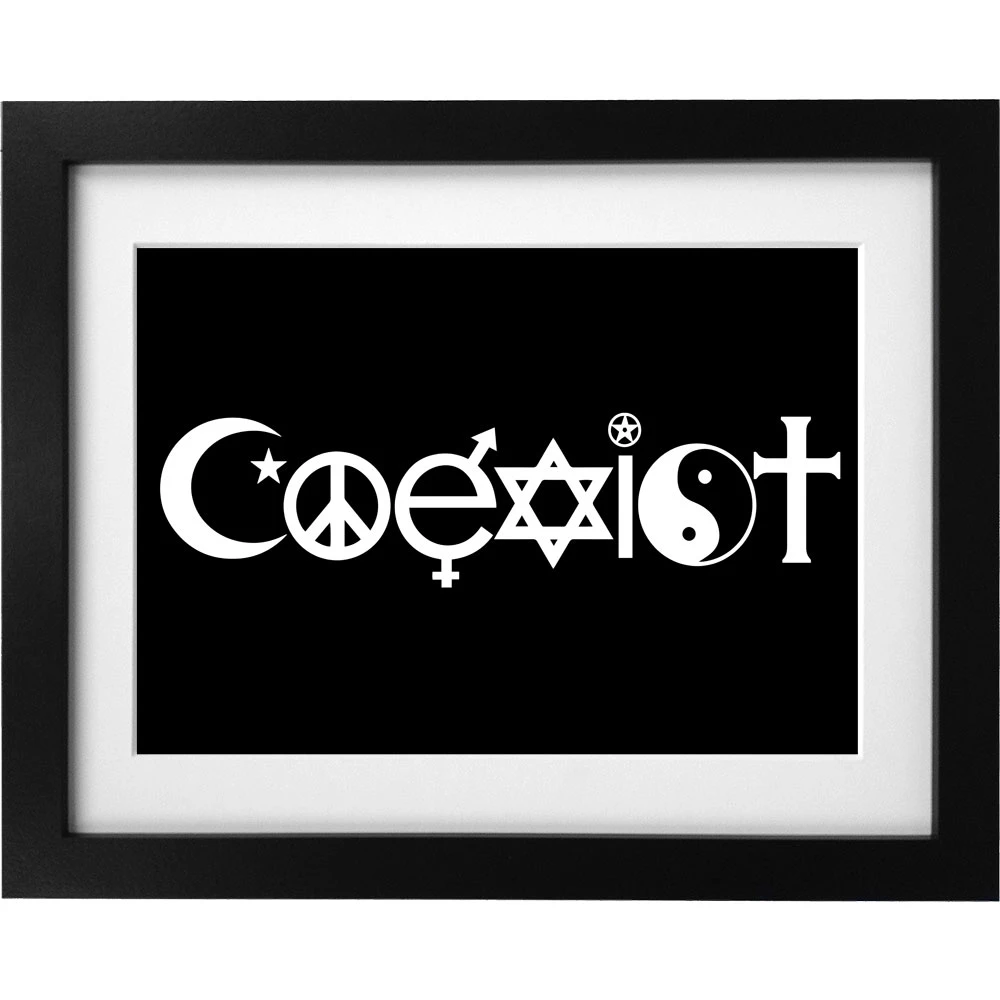 Coexist Art Print 1 Coexist Art Print