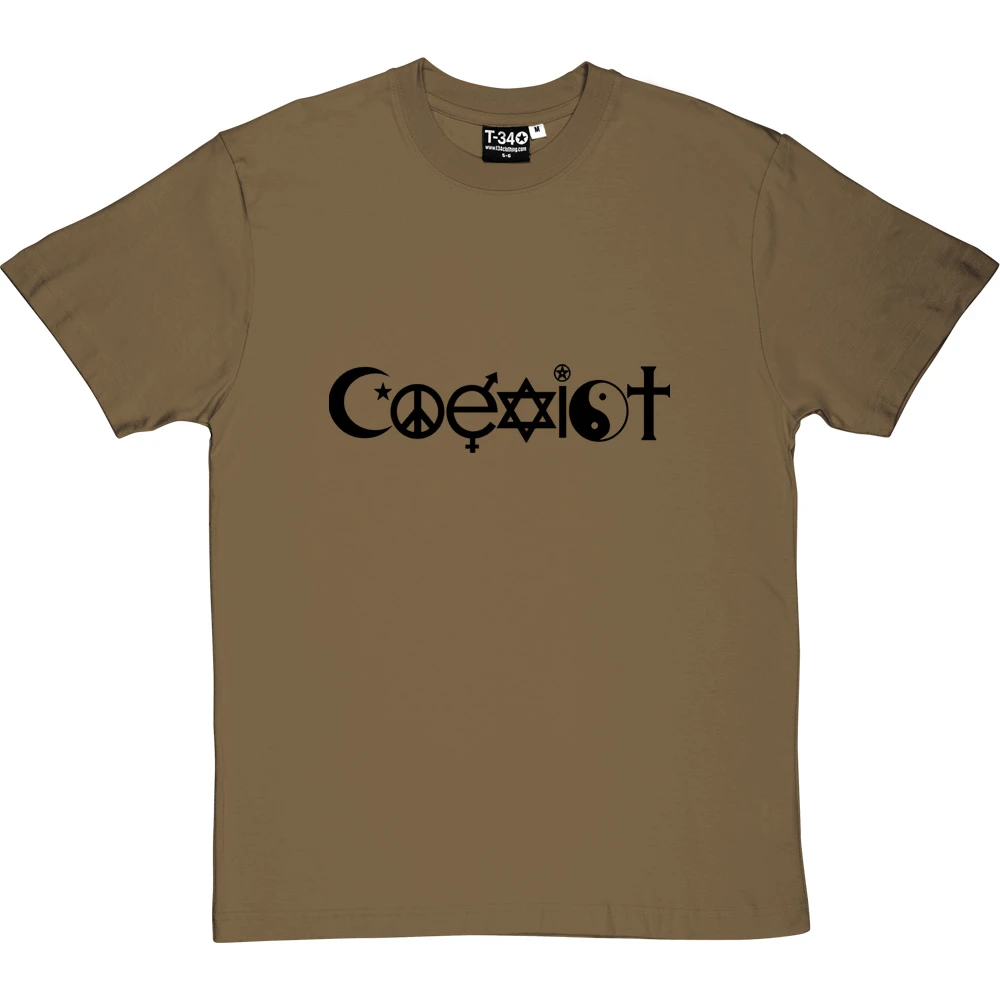 Coexist T-Shirt 16 Coexist T-Shirt - Image 16