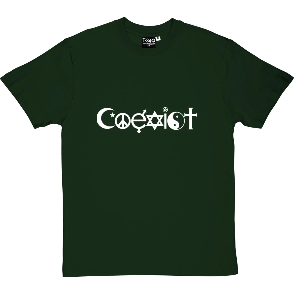 Coexist T-Shirt 2 Coexist T-Shirt - Image 2