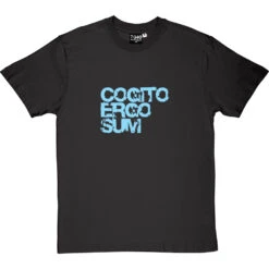 Cogito Ergo Sum T-Shirt -Tshirt Store cogitoergosum charcoaltshirt