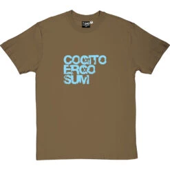 Cogito Ergo Sum T-Shirt -Tshirt Store cogitoergosum olivetshirt