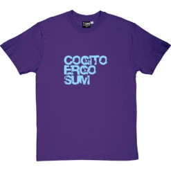 Cogito Ergo Sum T-Shirt -Tshirt Store cogitoergosum purpletshirt