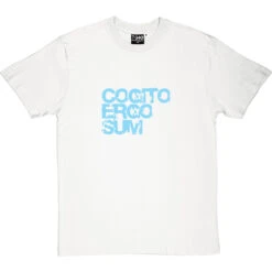 Cogito Ergo Sum T-Shirt -Tshirt Store cogitoergosum whitetshirt