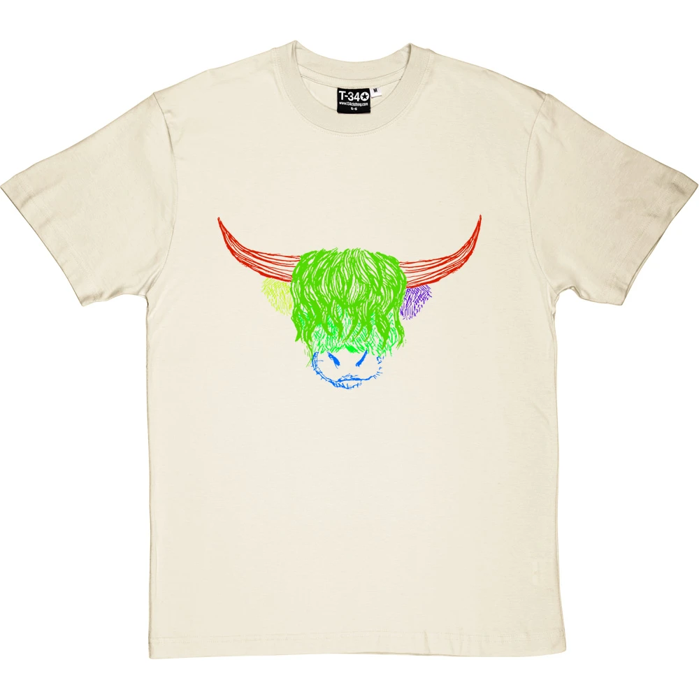 Psychedelic Cattle Variant Four T-Shirt 3 Psychedelic Cattle Variant Four T-Shirt - Image 3