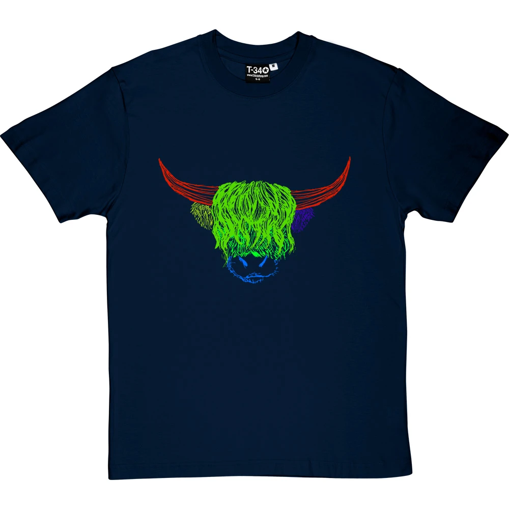 Psychedelic Cattle Variant Four T-Shirt 4 Psychedelic Cattle Variant Four T-Shirt - Image 4