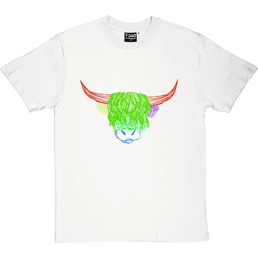 Psychedelic Cattle Variant Four T-Shirt 6 Psychedelic Cattle Variant Four T-Shirt - Image 6