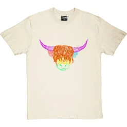 Psychedelic Cattle Variant One T-Shirt -Tshirt Store colour cattle one tshirt naturaltshirt