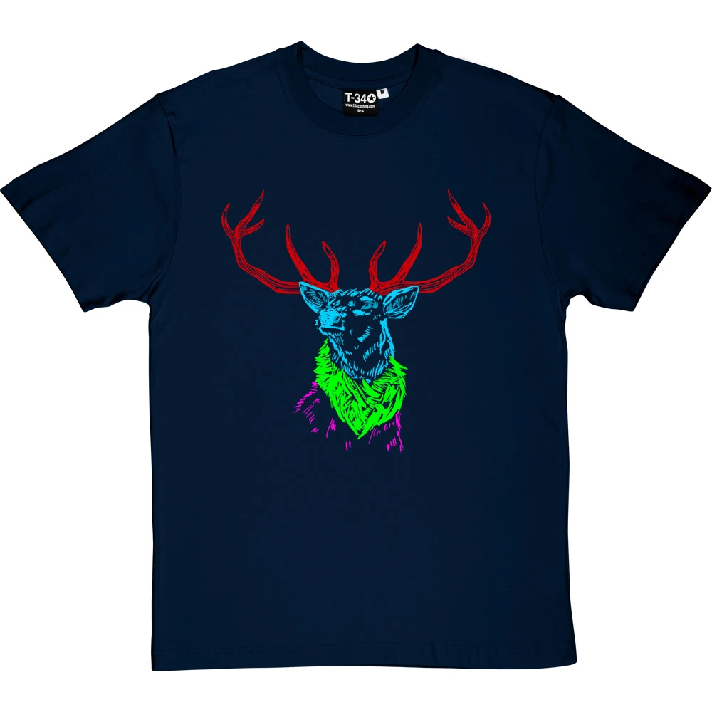 Psychedelic Deer Variant One T-Shirt 3 Psychedelic Deer Variant One T-Shirt - Image 3